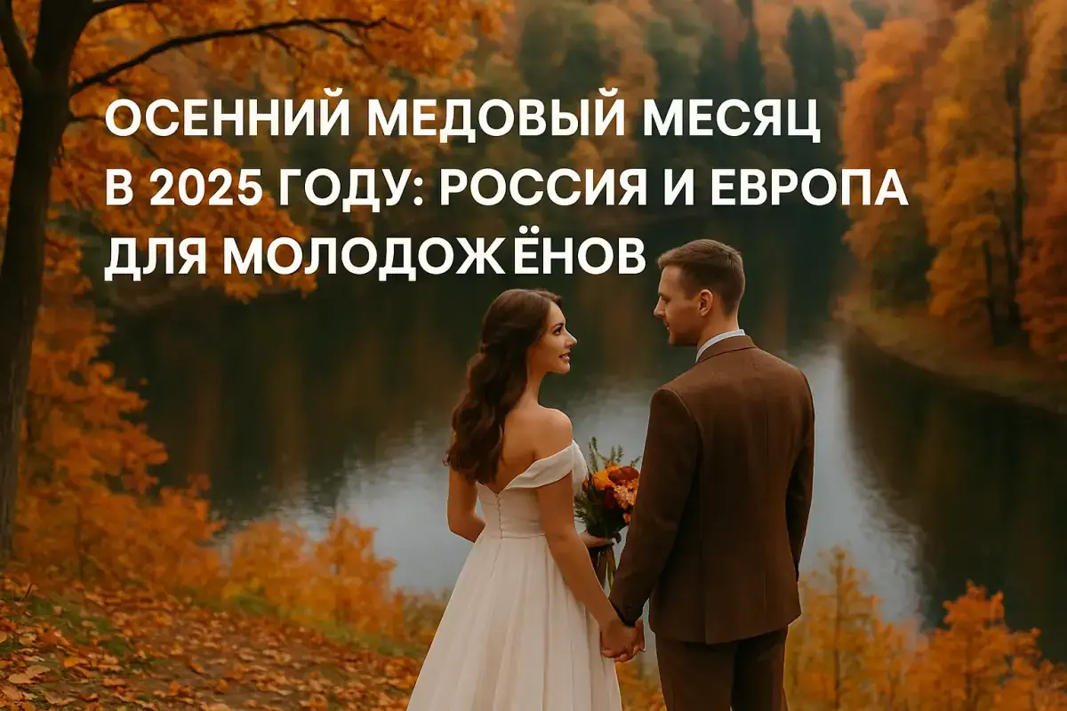 Осенний медовый месяц в 2025 году: Россия и Европа для молодожёнов